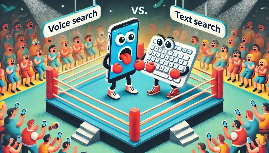 Voice Search vs Text Search; Source https://leadmakermedia.com/